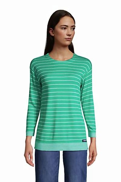 Wendeshirt mit 3/4-Ärmeln, Damen, Größe: 48-50 Normal, Grün, Jersey, by Lan günstig online kaufen