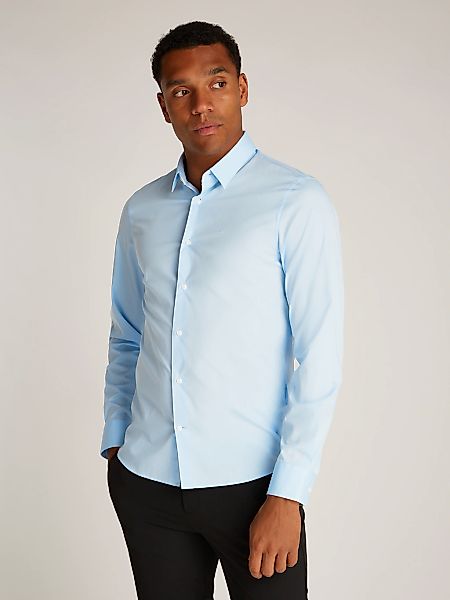 Calvin Klein Businesshemd "STRETCH POPLIN SLIM SHIRT", mit Calvin Klein Log günstig online kaufen