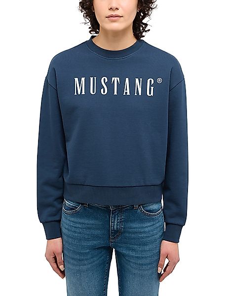 MUSTANG Sweatshirt "Style Lindsey", mit Logoprint günstig online kaufen