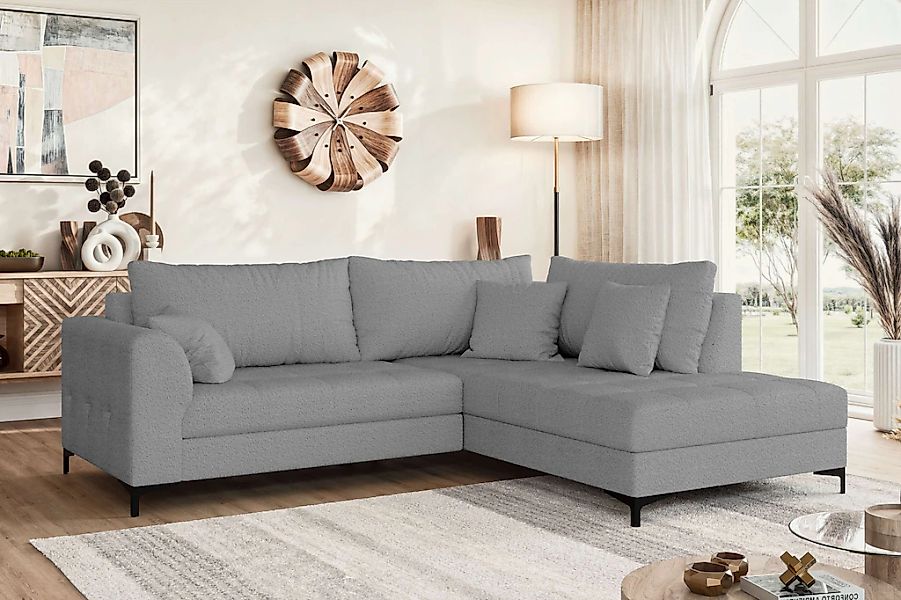 OTTO home Ecksofa "LEEVKE Design-Sofa mit Ottomane rechts/links bestellbar, günstig online kaufen