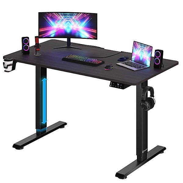 Casaria Schreibtisch, Elektrisch LCD- Display 73-118cm günstig online kaufen