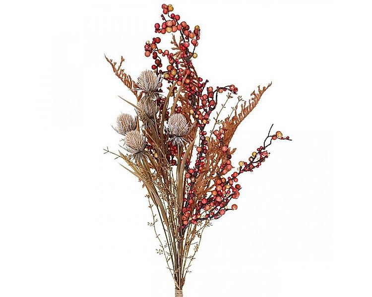 Viana Streudeko Künstliche Herbstdekoration Disteln Beeren Farn 65cm Kunstp günstig online kaufen