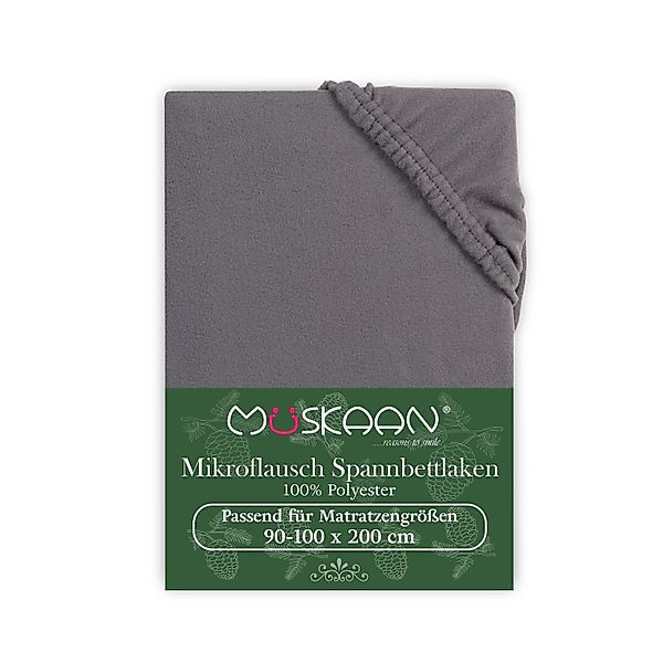 Müskaan Spannbettlaken Spannbetttuch Bettlaken Winter Flausch günstig online kaufen