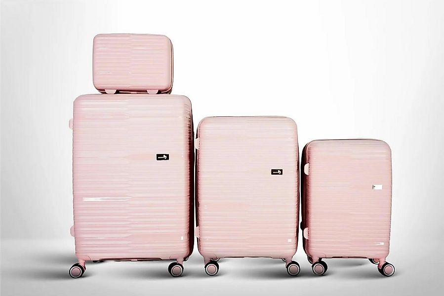 Heuer H Kofferset "Nina", PP Material, 4-teilig, Hartschalenkoffer, 20/24/2 günstig online kaufen