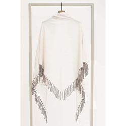 Herzensangelegenheit Dreieckstuch Dreieckstuch mit Fransen aus günstig online kaufen