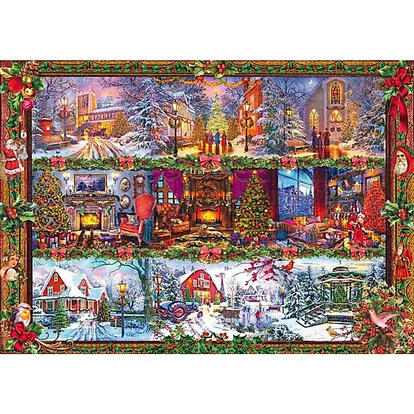 Schmidt Spiele Puzzle Fröhliche Weihnachtszeit (1000 günstig online kaufen