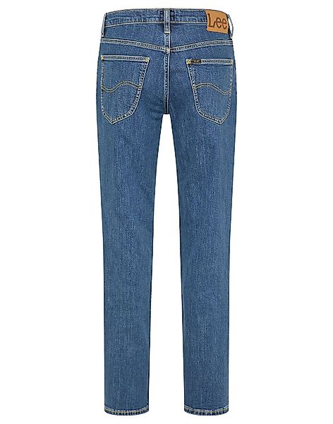 Lee Herren Jeans Brooklyn Straight - Regular Fit - Blau - Mid Stonewash günstig online kaufen