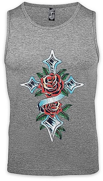 Urban Backwoods Tanktop Rose Cross I Ärmelloses T-Shirt Tattoo Rosen Rose K günstig online kaufen