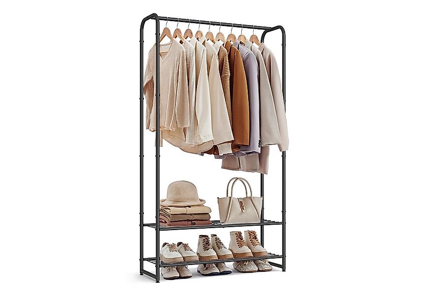 SONGMICS Kleiderständer offener Kleiderschrank, Garderobenständer mit Ablag günstig online kaufen