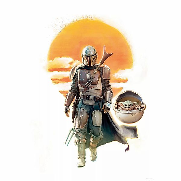 Komar Wandbild Mandalorian The Child Family Trip 50 cm x 70 cm günstig online kaufen