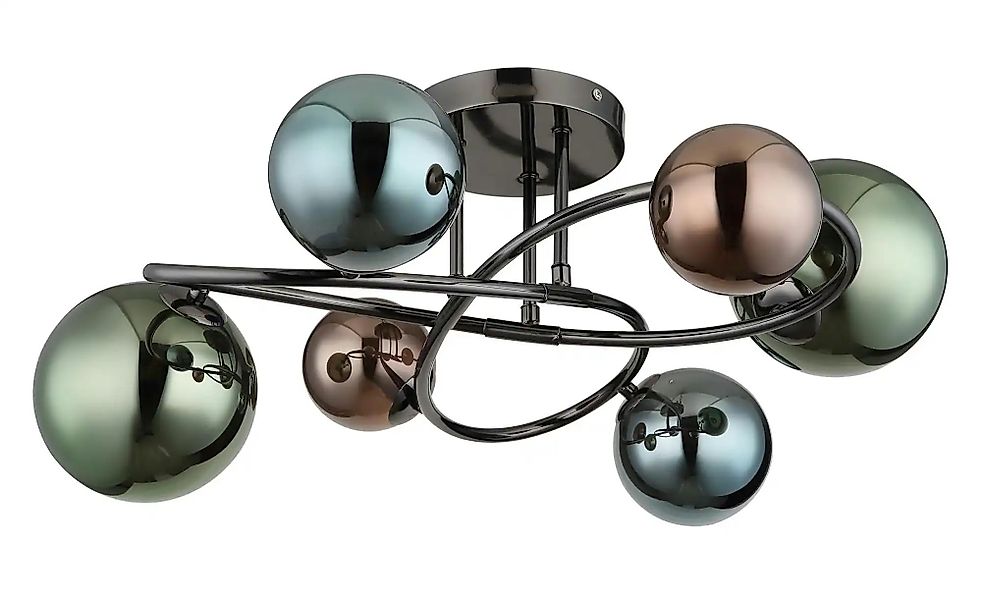 Globo Lighting Deckenleuchte   ¦ grau ¦ Maße (cm): B: 65 H: 25  Ø: 65 Lampe günstig online kaufen