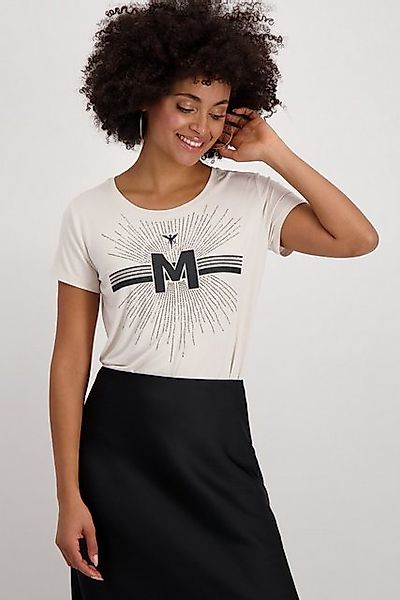 Monari T-Shirt "Shirt Ornament allover", Mit Rundhalsausschnitt günstig online kaufen