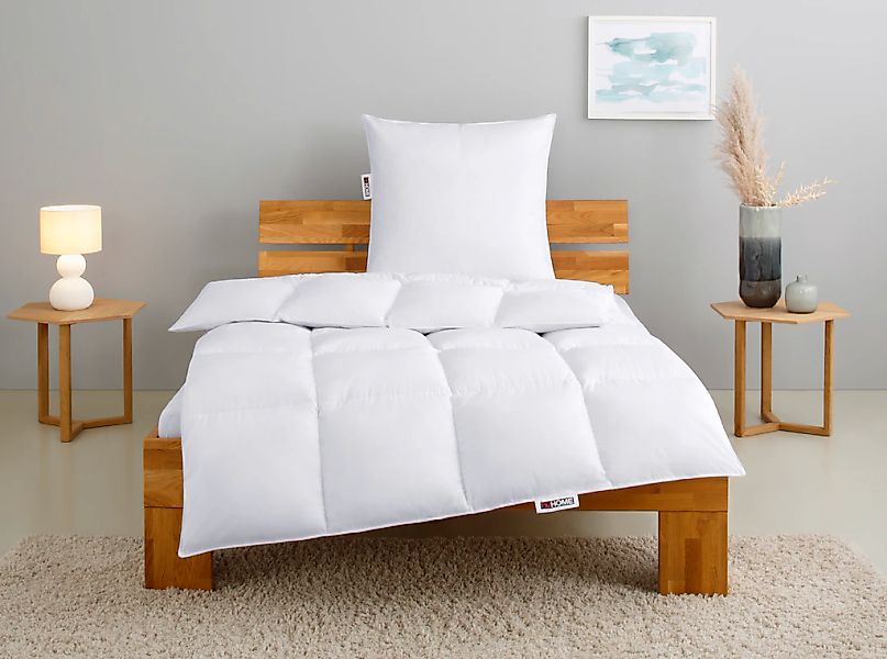 my home Kassettenbett + Kopfkissen "RINA, Bettdecke in 135x200 & 155x220 cm günstig online kaufen