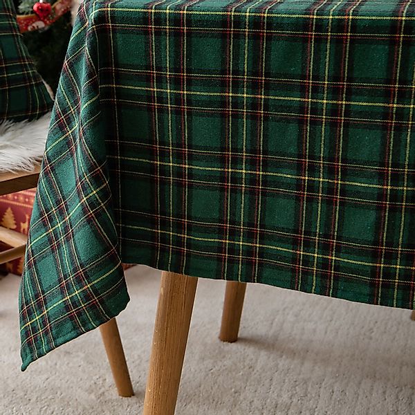 Qelus Tischläufer Karierte Tischdecke Weihnachten Tischdecke günstig online kaufen