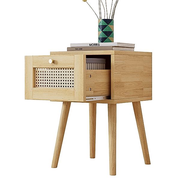 Fine Life Pro Nachtschrank Rattan-Schubladen-Nachttisch mit günstig online kaufen