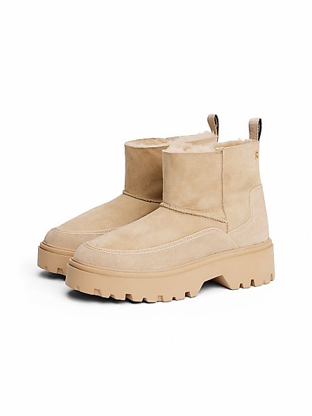 Tommy Hilfiger Winterboots "REAL SHEARLING PULLON SNOWBOOT" Plateau, Schlup günstig online kaufen