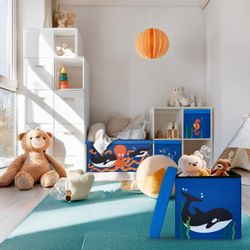 WIESEN.design Spielzeugtruhe 33L, Spielzeugkiste mit Deckel, günstig online kaufen