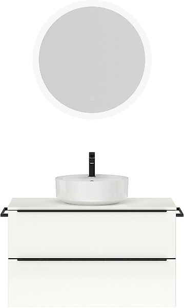 nobilia® Badmöbel-Set »Alvene« vormontiert, mit Soft-Close, 2 Stk. tlg. günstig online kaufen