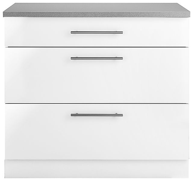 wiho Küchen Unterschrank "Cali", 90 cm breit, mit 2 großen Auszügen günstig online kaufen