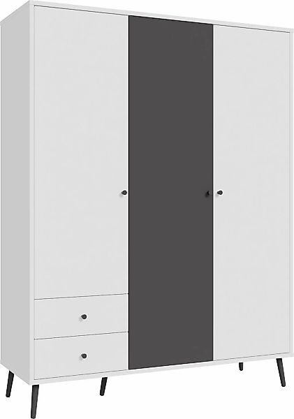 FORTE Kleiderschrank "Harllson, EasyKlix by Forte, Aufbau ohne Werkzeug + S günstig online kaufen