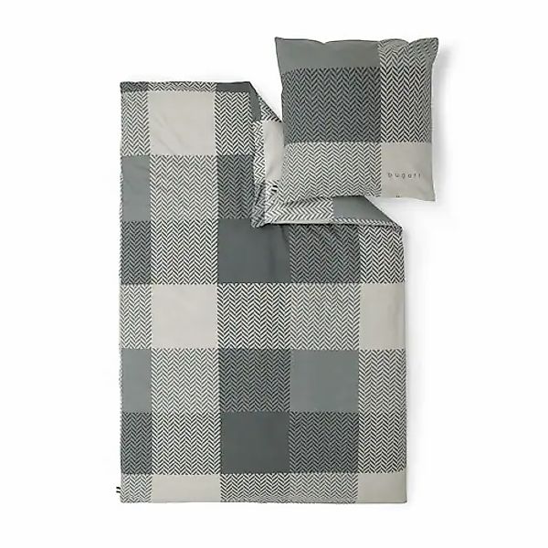 bugatti Bettwäsche »bugatti Satin-Flanell Kombi-Bettwäsche« 2 Stk. tlg. in günstig online kaufen