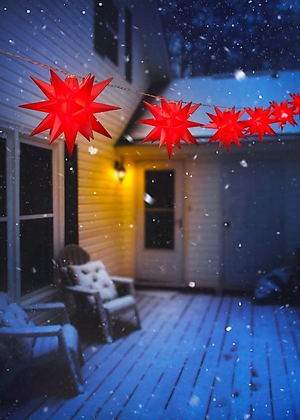 IC Winterworld LED-Lichterkette Weihnachtsdeko aussen, 10-flammig, Sterne m günstig online kaufen