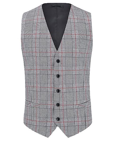 Allthemen Anzugweste V-Ausschnitt Herren Karierte Weste für Business günstig online kaufen