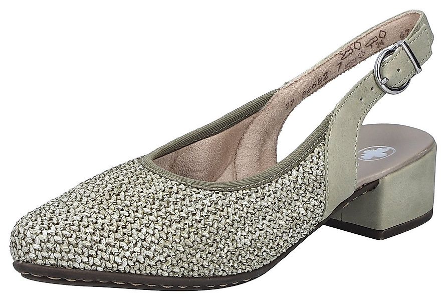 Rieker Slingsandale Sommerschuh, Festtagsschuh, Blockabsatz, mit Riemchen günstig online kaufen