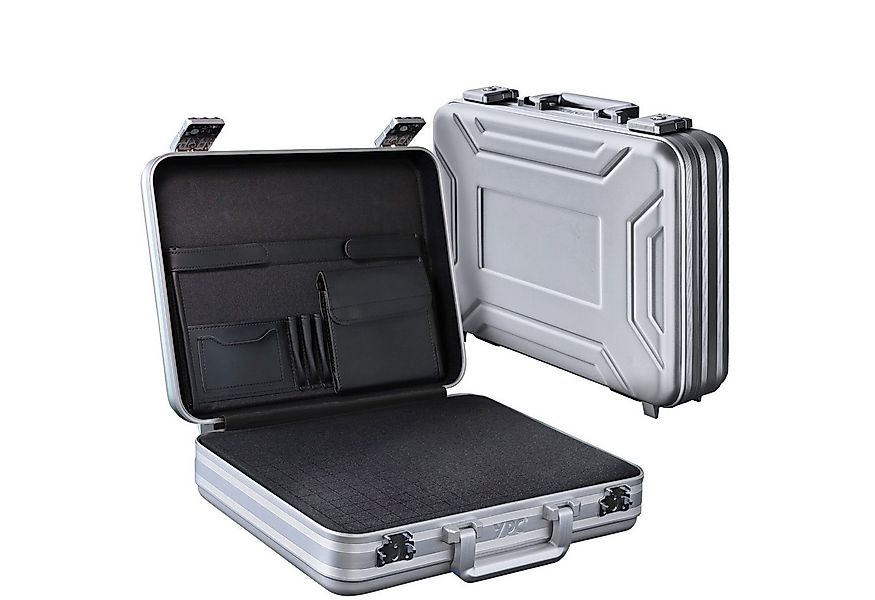 YPC Business-Koffer "EliteGuard" Voll-Aluminiumkoffer-mit Würfelschaum & Do günstig online kaufen
