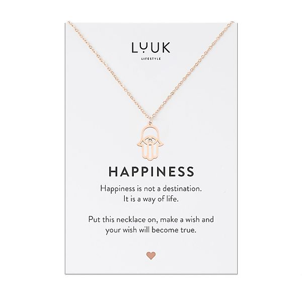 LUUK LIFESTYLE Kette mit Anhänger Hamsa günstig online kaufen
