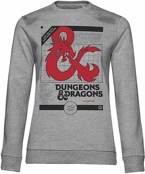 DUNGEONS & DRAGONS Rundhalspullover D&D 3 Volume Set Girly Sweatshirt günstig online kaufen