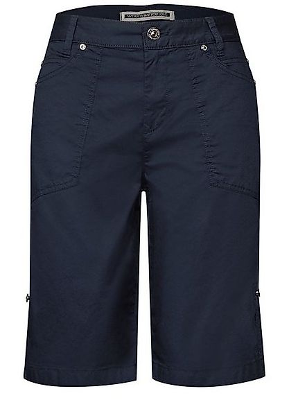 STREET ONE Shorts – Unifarbene Sommerhose mit Taschen und Turn-Up-Funktion günstig online kaufen