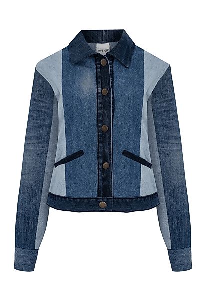 Zhanette Stripe Denim Jacket günstig online kaufen