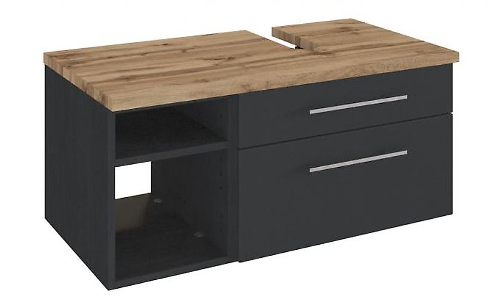 Unterbeckenschrank 90 Regal links Davos von Held Möbel Grau günstig online kaufen