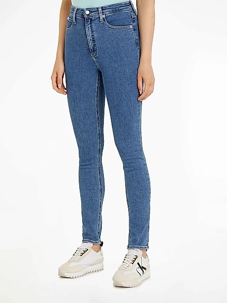 Calvin Klein Jeans Skinny-fit-Jeans HIGH RISE SKINNY mit Markenlabel günstig online kaufen