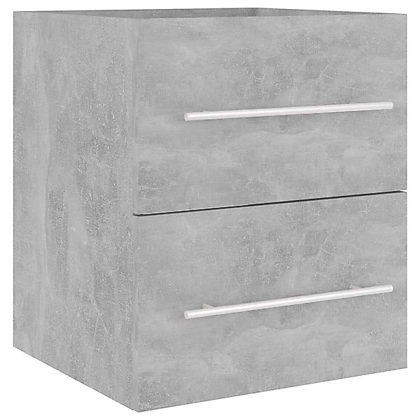 vidaXL Badezimmer-Set Waschbeckenunterschrank Betongrau 41x38,5x48 cm günstig online kaufen