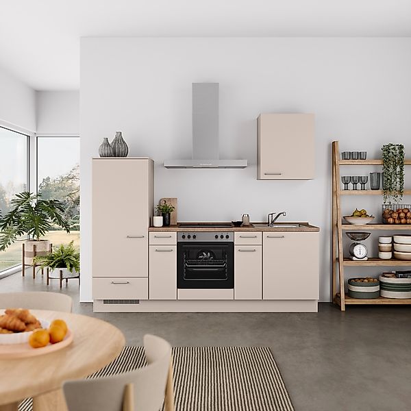 nobilia® Küchenzeile »"Laser I", Ausrichtung wählbar, Breite 240 cm« vormon günstig online kaufen