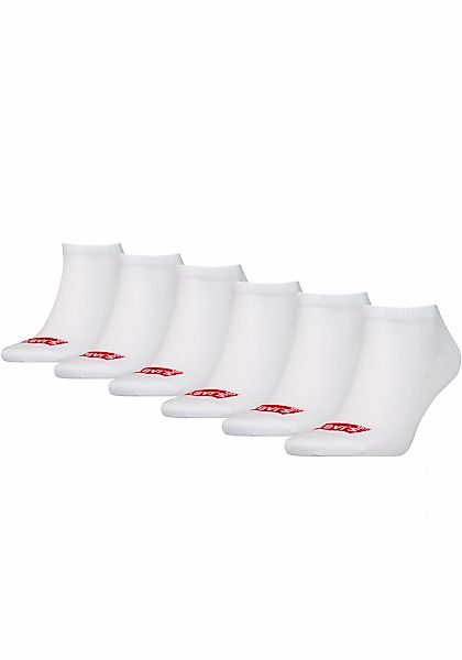 Levis Sneakersocken Packung, 6 Paar tlg. mit breitem Logobund günstig online kaufen