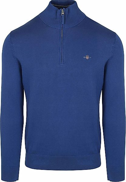 Gant Half Zip Pullover Mid Blau - Größe L günstig online kaufen