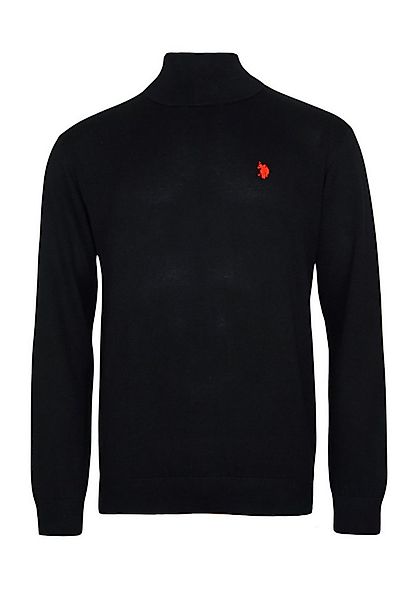 U.S. Polo Assn. Strickpullover Pullover Rollkragen Feinstrick (1-tlg) günstig online kaufen
