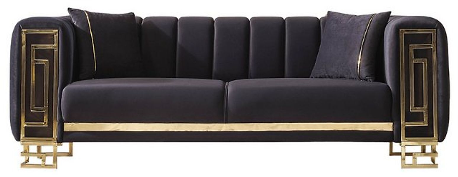 Villa Möbel Sofa Magnifica, Strukturierte Rückenpartien mit Steppnähten günstig online kaufen
