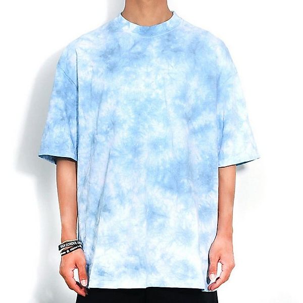 YRIIOMO T-Shirt Herren T Shirt mit einzigartigem Batik Design, aus hochwert günstig online kaufen