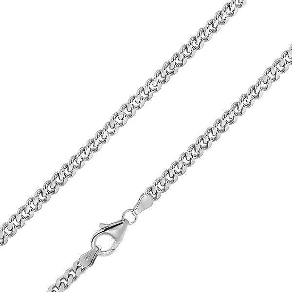 trendor Panzerkette Herren-Silber 925 Flachpanzer 3,3 günstig online kaufen