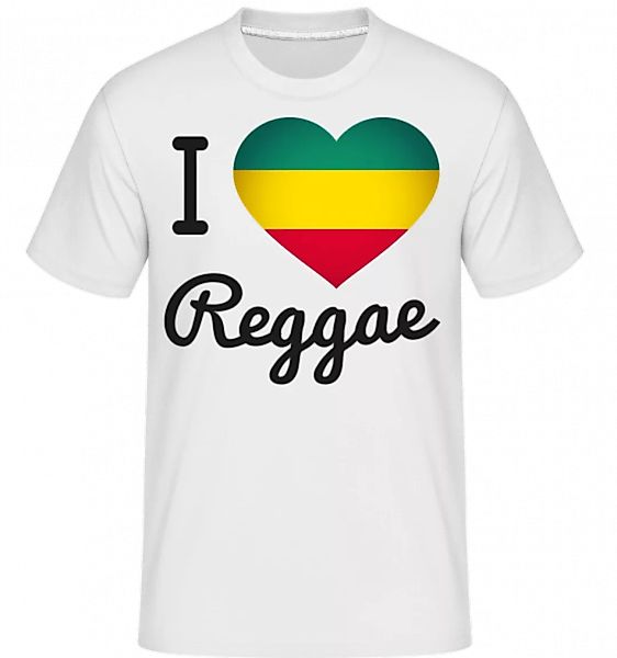 I Love Reggae · Shirtinator Männer T-Shirt günstig online kaufen