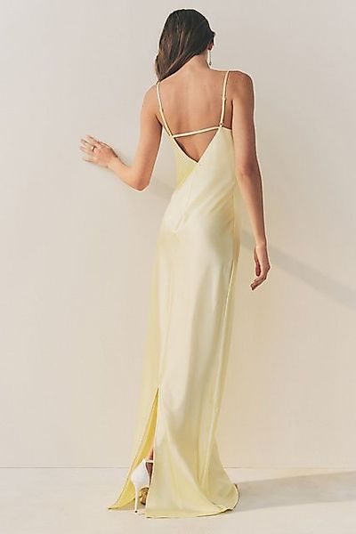 Next Satinkleid Satin-Brautjungfernkleid mit Rückenausschnitt (1-tlg) günstig online kaufen