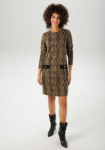 Aniston CASUAL Jerseykleid im extravagantem Schlangen-Muster günstig online kaufen
