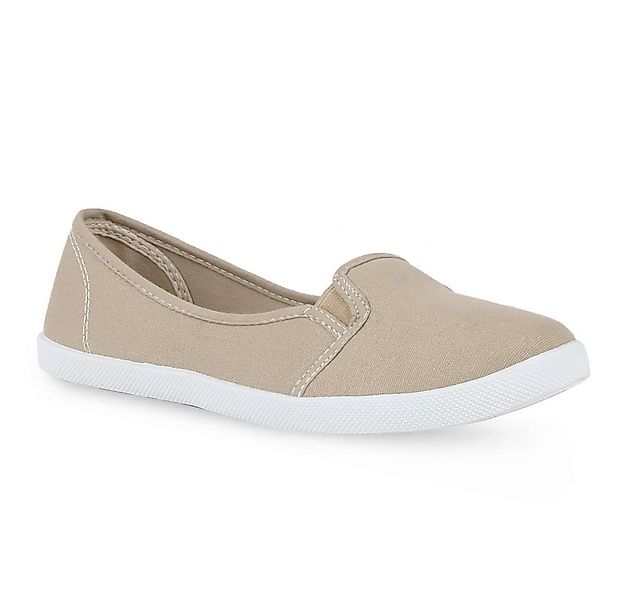 VAN HILL 71072 Slip-On Sneaker Damen Sneakers Ballerinas Stoffschuhe Flats günstig online kaufen