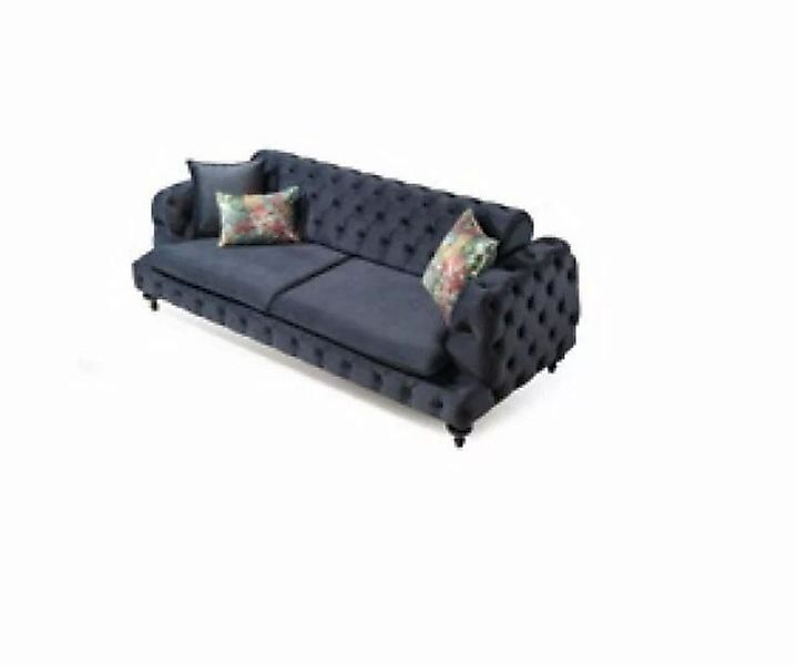 JVmoebel Sofa Sofagarnitur Sofa 3+3+1 Sitzer Chesterfield Sessel Möbel, Mad günstig online kaufen