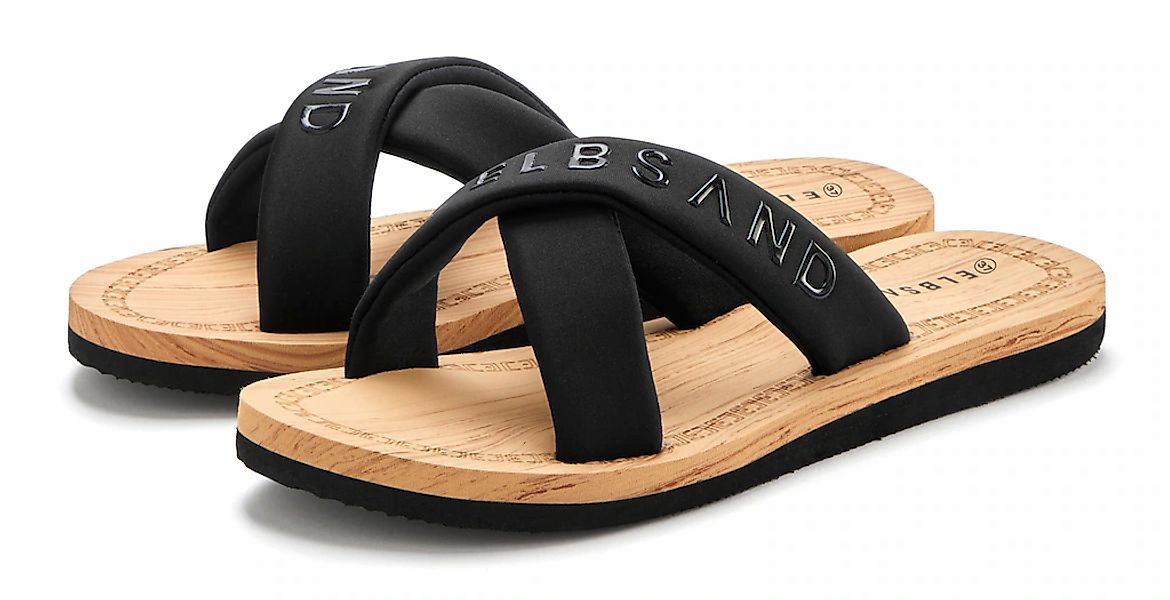 Elbsand Badepantolette "Badeschuhe, Badeschlappe, Sandale, Sommerschuh, Pan günstig online kaufen