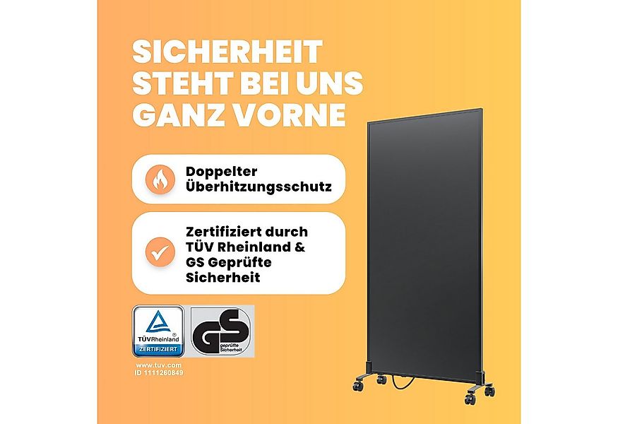 Bringer Infrarotheizung Standgerät, 300-1200 Watt, inkl. Standfüße, 5 Jahre günstig online kaufen